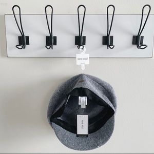 Gray Nine West Wool Hat